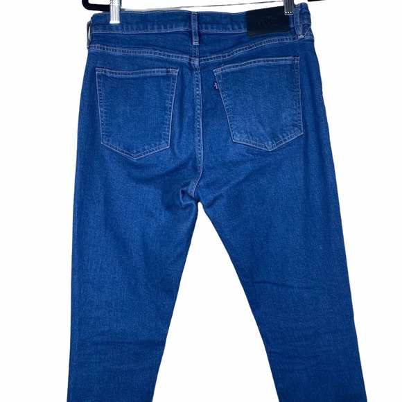 Made and crafted Levi Silver High Skinny Medium Wash Jeans Raw Hem sz 30 - Picture 5 of 8